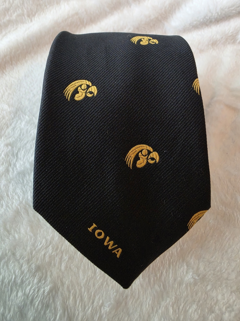 Men's Iowa Hawkeyes OSFM Dress Tie Prince Consort